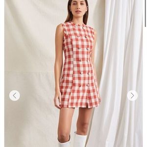 Double breasted mini dress